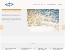 Tablet Screenshot of ferien-amrum.de
